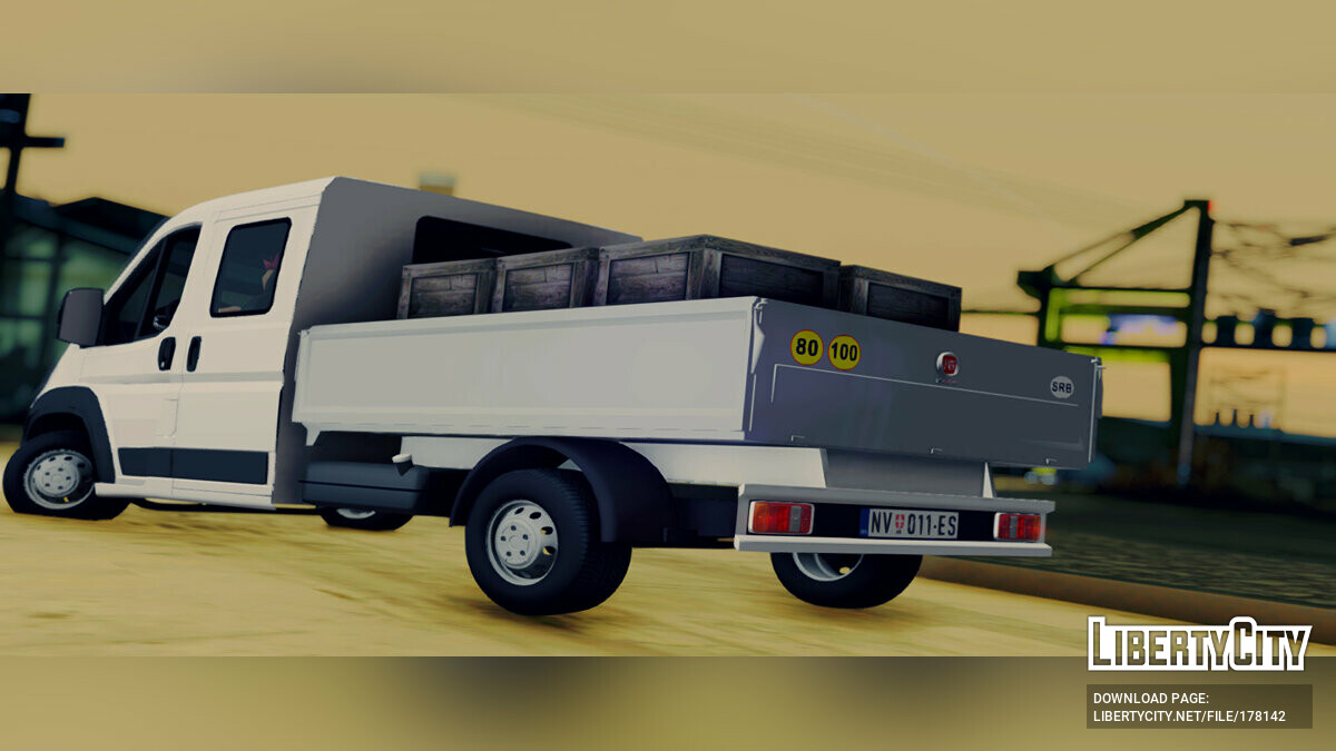 Скачать 2020 Fiat Ducato Pickup для GTA San Andreas