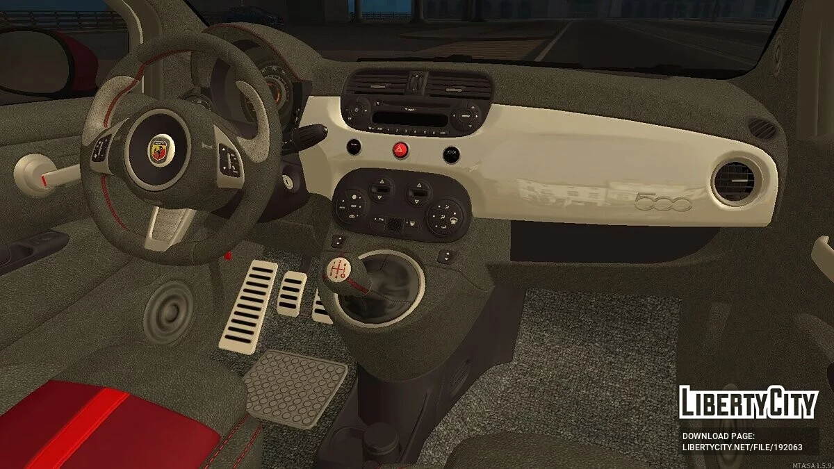 Abarth 500 + CCD / GTA San Andreas