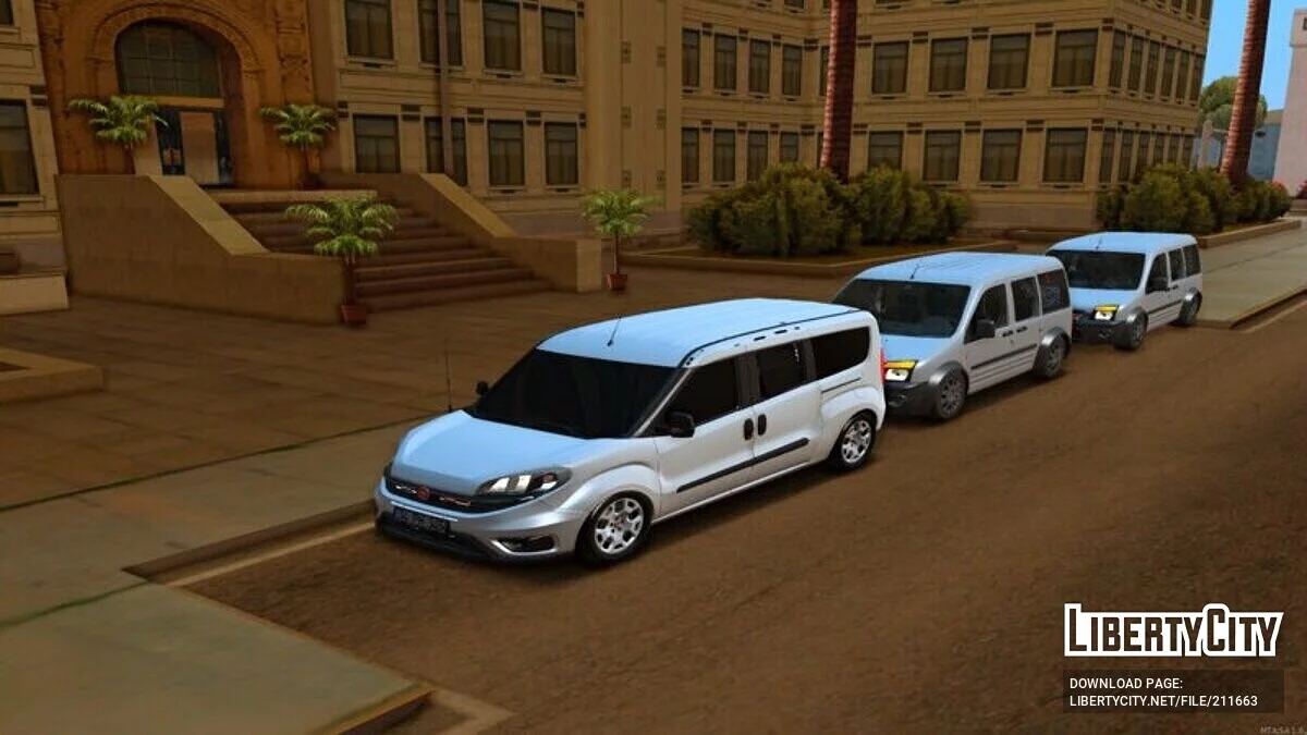Fiat Doblo Maxi Sivil Polis / GTA San Andreas