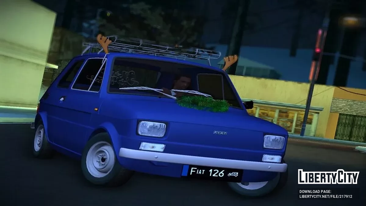Fiat 126 Bambino Christmas Edition / GTA San Andreas