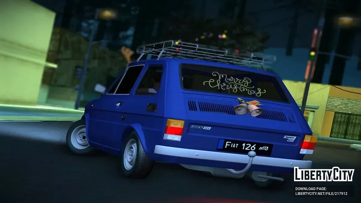 Fiat 126 Bambino Christmas Edition / GTA San Andreas