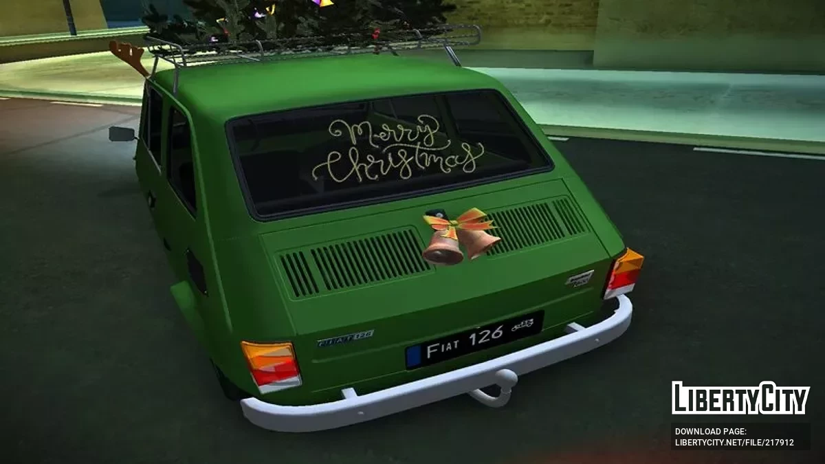 Fiat 126 Bambino Christmas Edition / GTA San Andreas