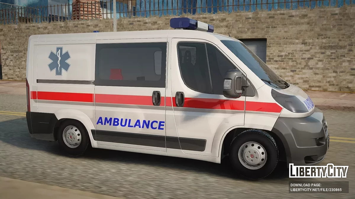 Fiat Ducato Kola Hitne Pomoći / GTA San Andreas