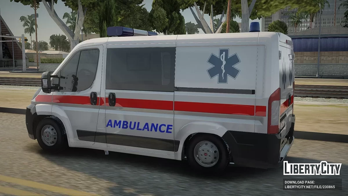 Fiat Ducato Kola Hitne Pomoći / GTA San Andreas