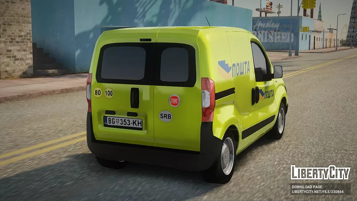 Fiat Fiorino Pošta / GTA San Andreas