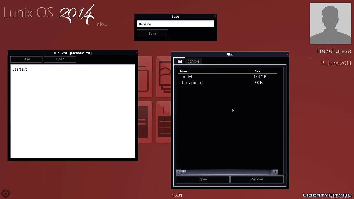 Lunix OS 2014 for MTA SA / GTA San Andreas