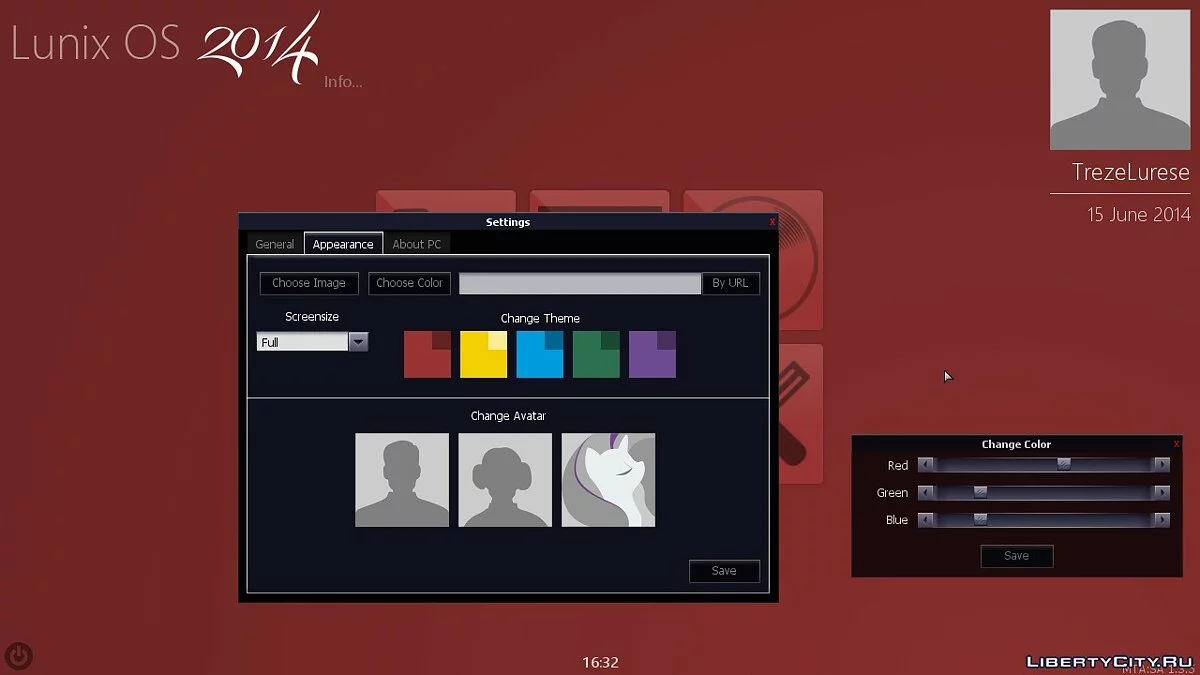 Lunix OS 2014 for MTA SA / GTA San Andreas