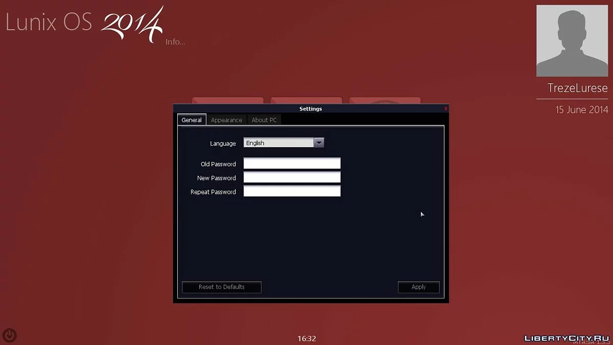 Lunix OS 2014 for MTA SA / GTA San Andreas