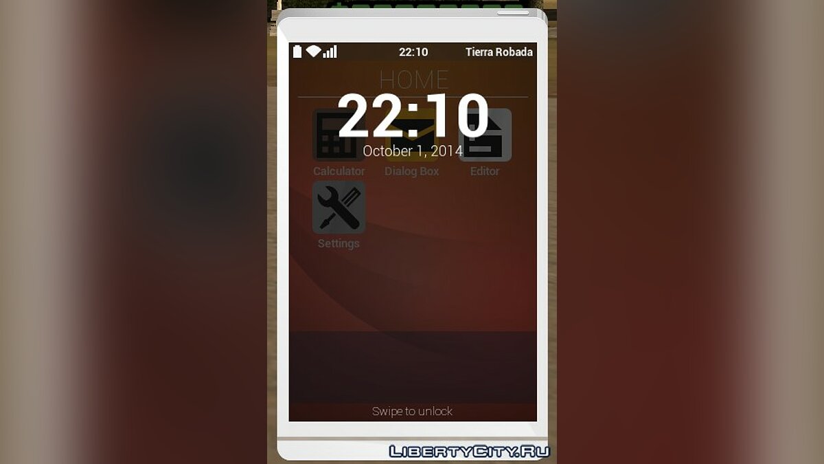 Скачать Lunix OS Phone Stable для GTA San Andreas