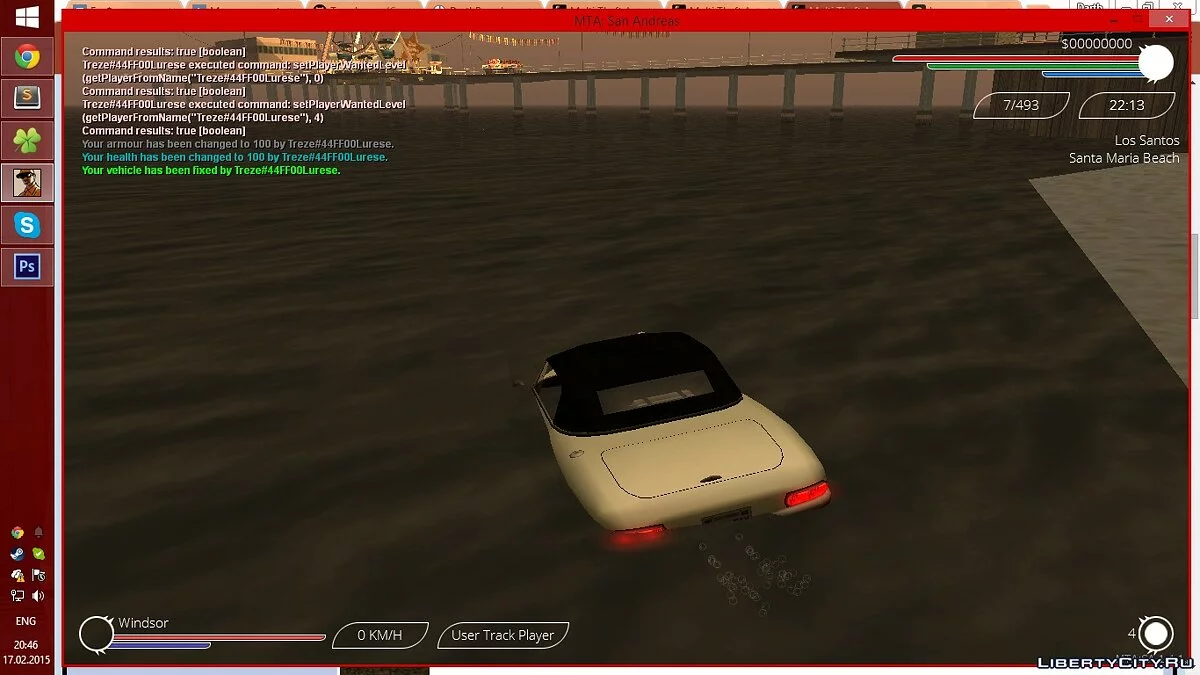 Custom Minimalistic HUD / GTA San Andreas