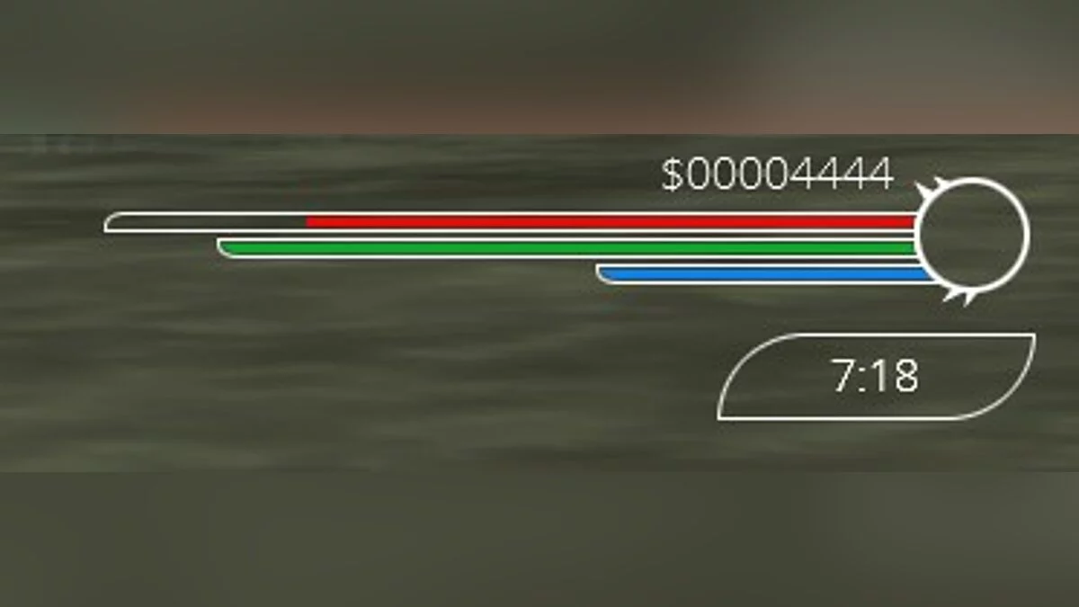 Custom Minimalistic HUD / GTA San Andreas