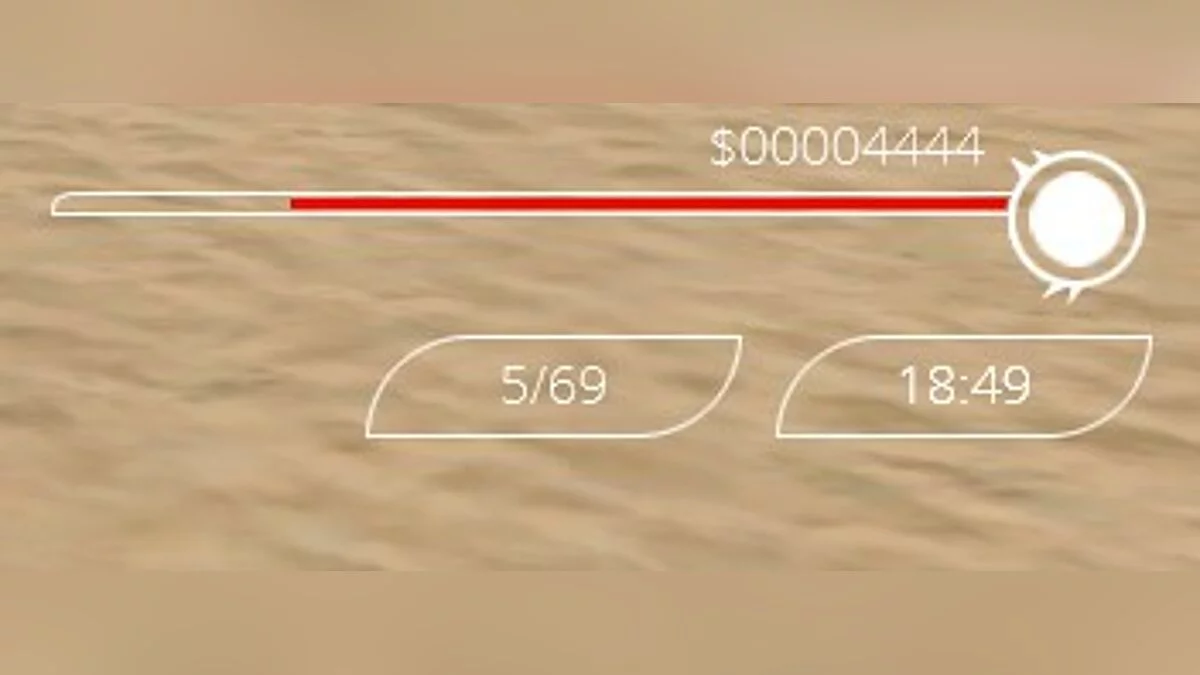 Custom Minimalistic HUD / GTA San Andreas