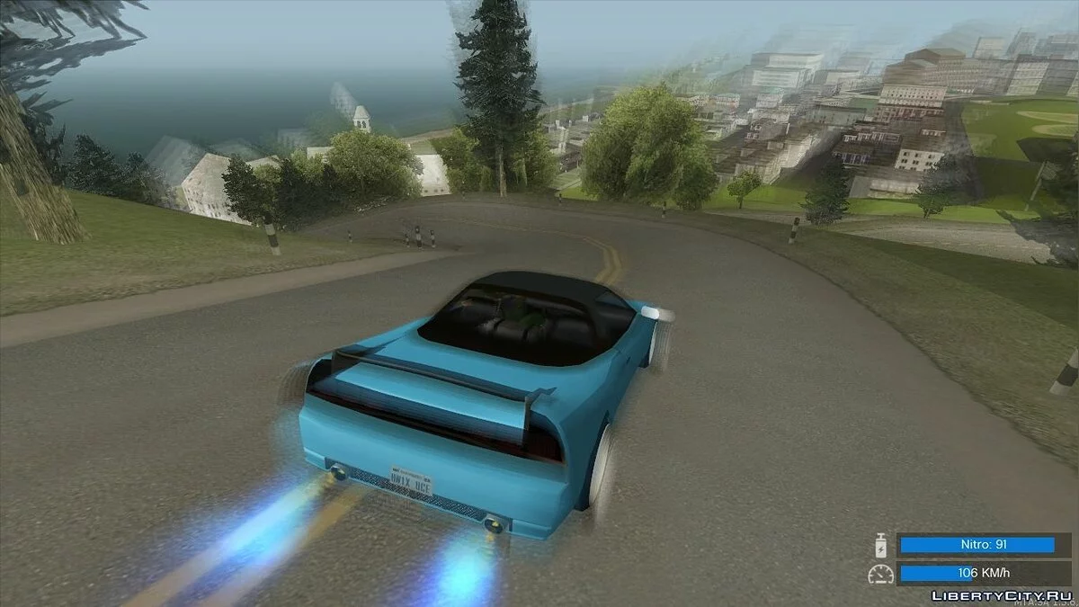 [MTA SA] Спидометр и индикатор закиси азота (Nitro) - Hız Ve Nos Gösterge Scripti / GTA San Andreas