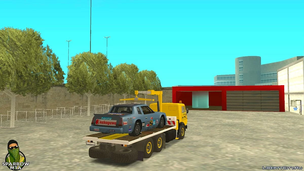 Работа эвакуаторщиком + Камаз / GTA San Andreas