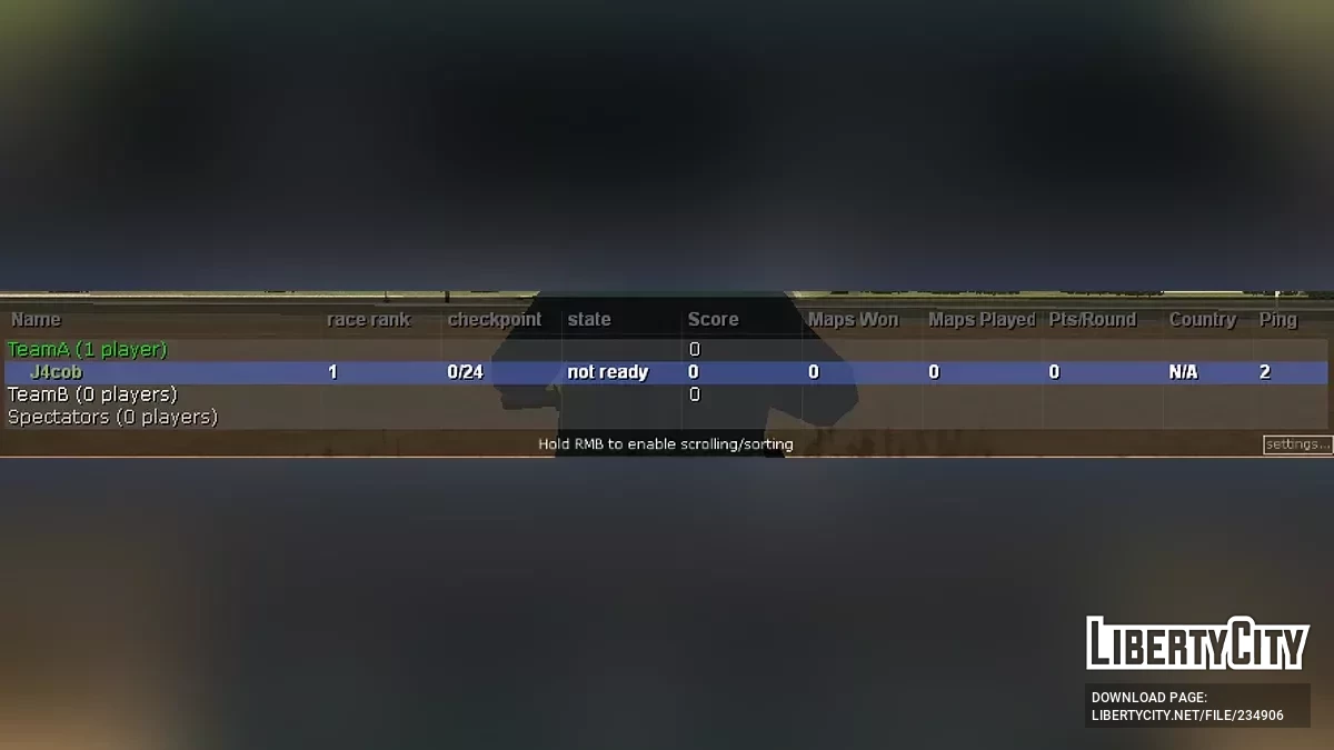 Скрипт Racing Clanwar (Remastered) / GTA San Andreas