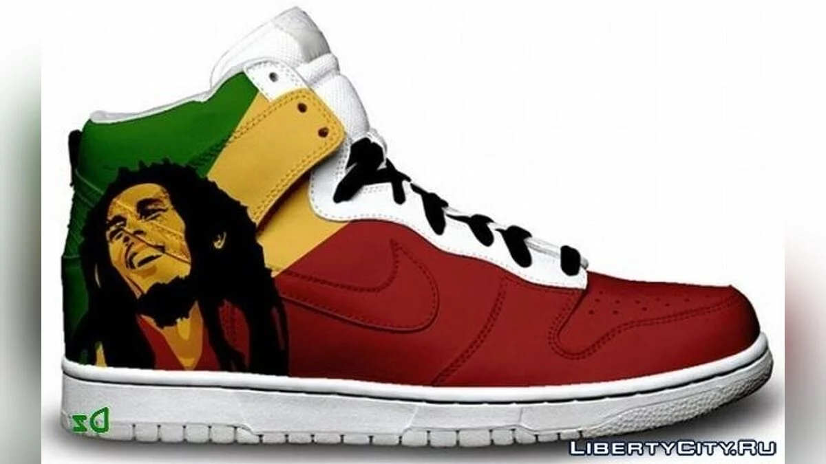 Кроссовки NIKE с Бобом Марли / GTA San Andreas