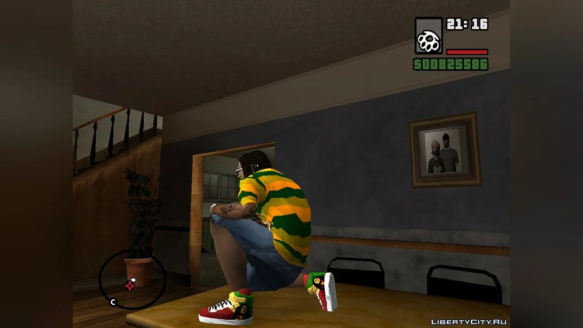 Кроссовки NIKE с Бобом Марли / GTA San Andreas