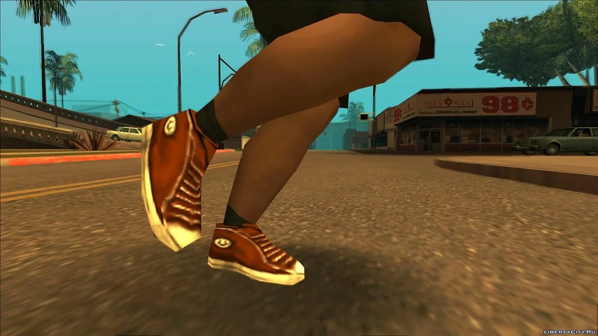 Обновлённые текстуры обуви v1.0.1 / GTA San Andreas