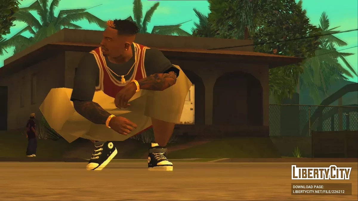 NIKE & Converse All Star - обувь для Си-Джея / GTA San Andreas