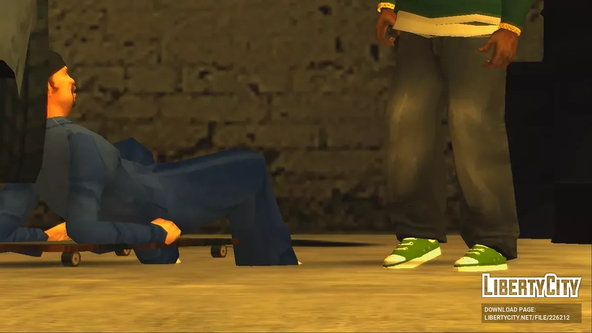 NIKE & Converse All Star - обувь для Си-Джея / GTA San Andreas