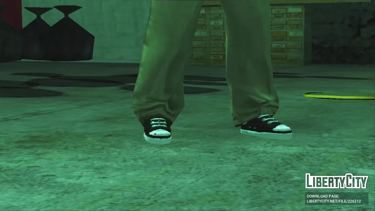 NIKE & Converse All Star - обувь для Си-Джея / GTA San Andreas