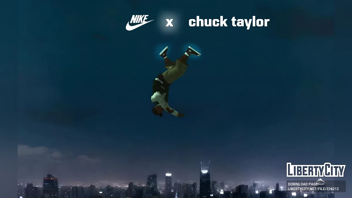 NIKE & Converse All Star - обувь для Си-Джея / GTA San Andreas