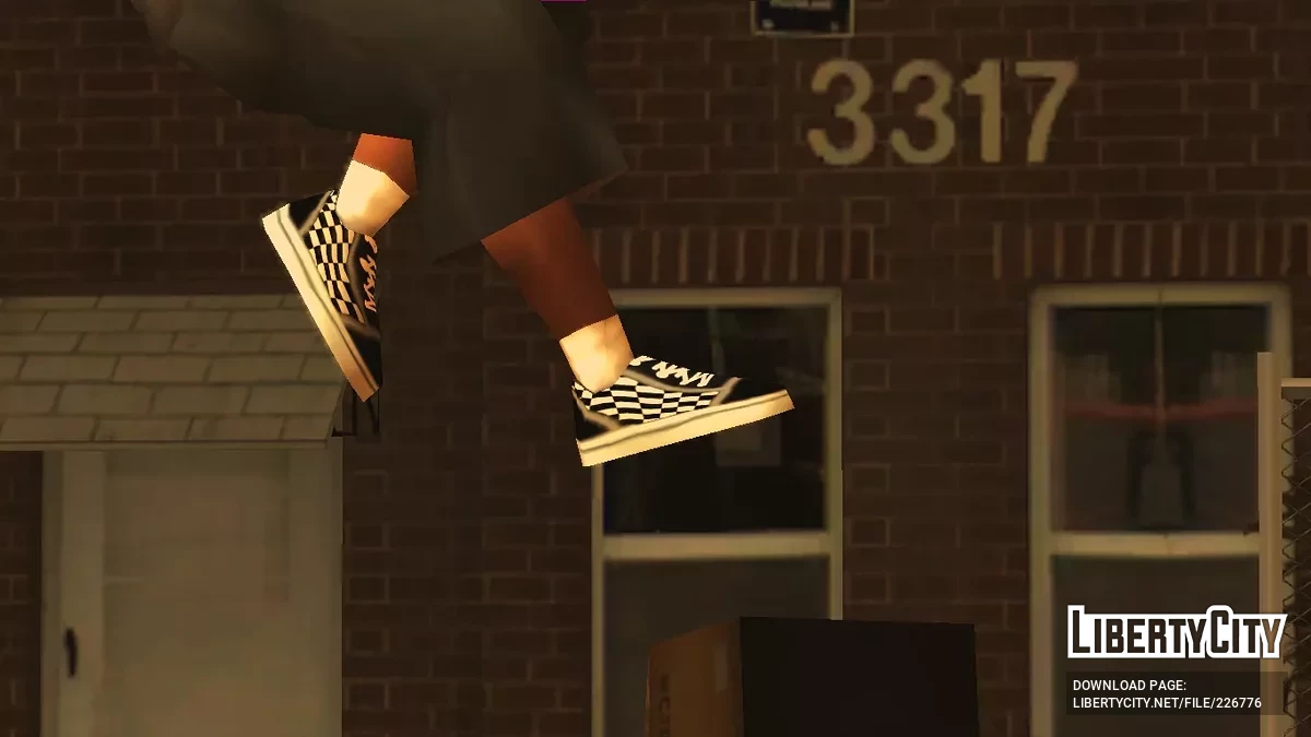 Клетчатые кроссовки Vans Old Skool / GTA San Andreas