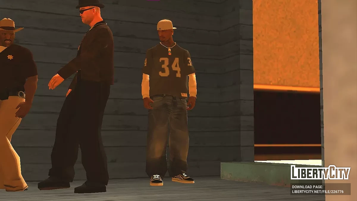 Клетчатые кроссовки Vans Old Skool / GTA San Andreas