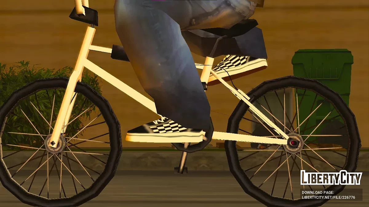Клетчатые кроссовки Vans Old Skool / GTA San Andreas