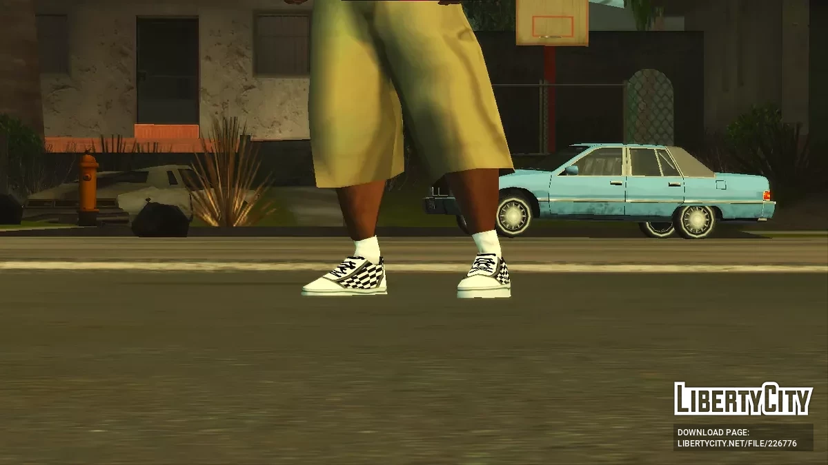 Клетчатые кроссовки Vans Old Skool / GTA San Andreas