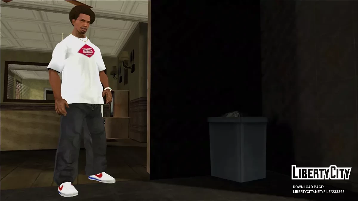 Nike Cortez OG (White-Red-Blue) / GTA San Andreas