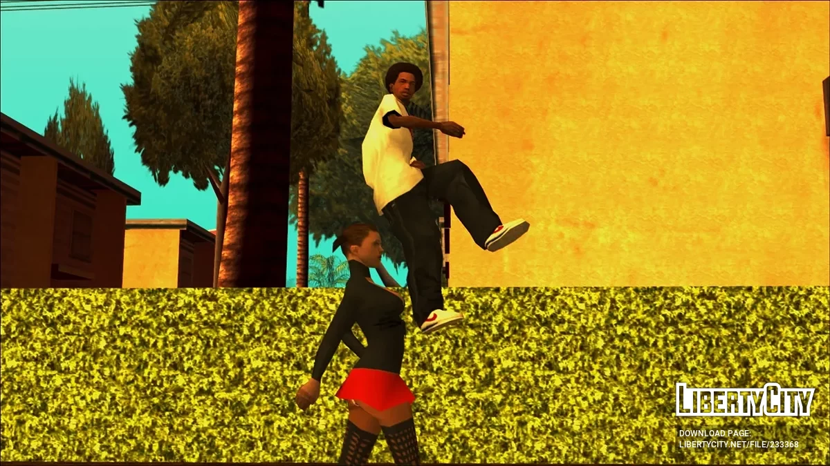 Nike Cortez OG (White-Red-Blue) / GTA San Andreas