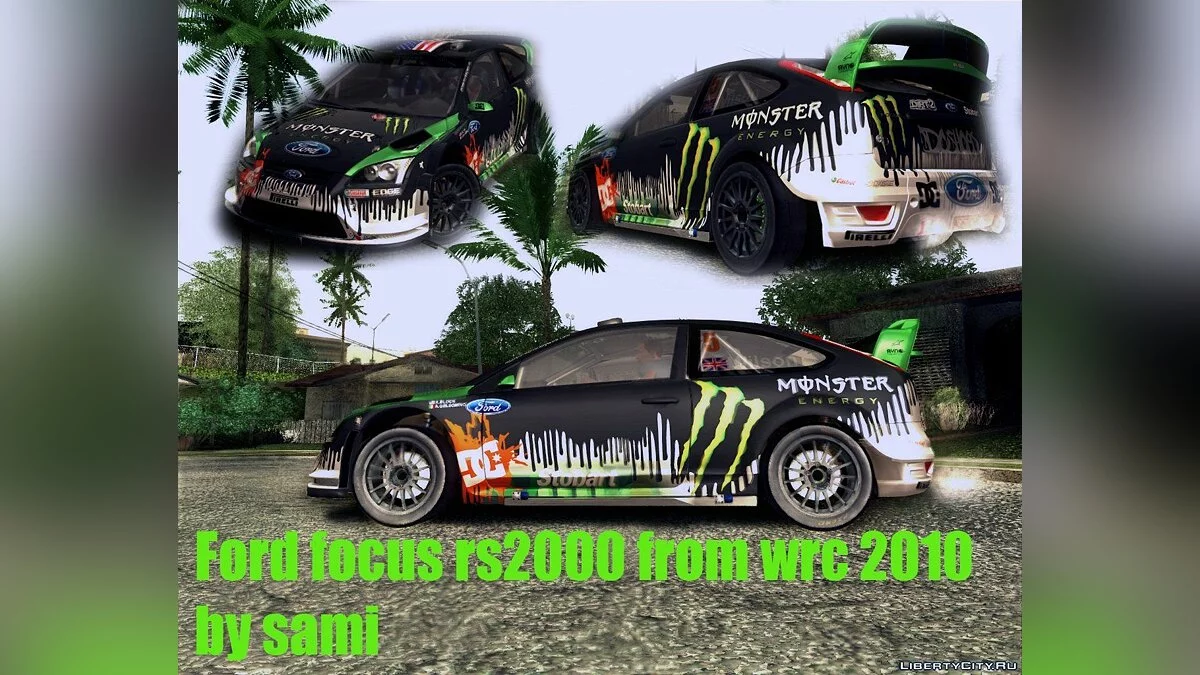 Ford Focus RS2000 WRC and Dirt3 / GTA San Andreas
