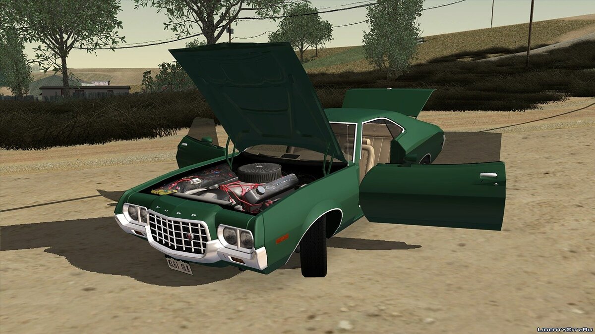 Скачать Ford Gran Torino Sport SportsRoof (63R) 1972 для GTA San Andreas