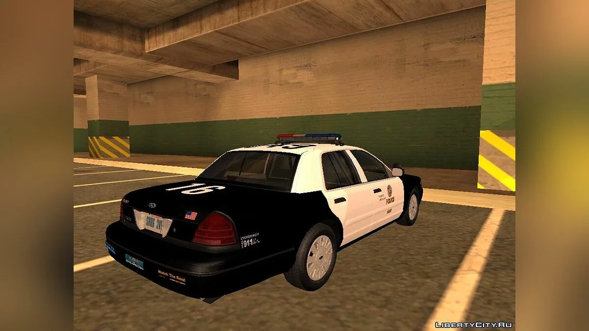 Ford Crown Victoria LAPD Interceptor / GTA San Andreas