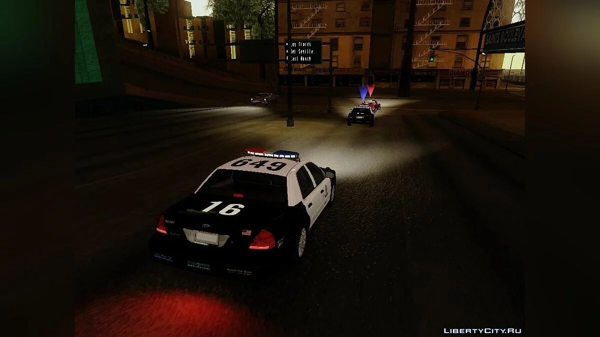 Ford Crown Victoria LAPD Interceptor / GTA San Andreas