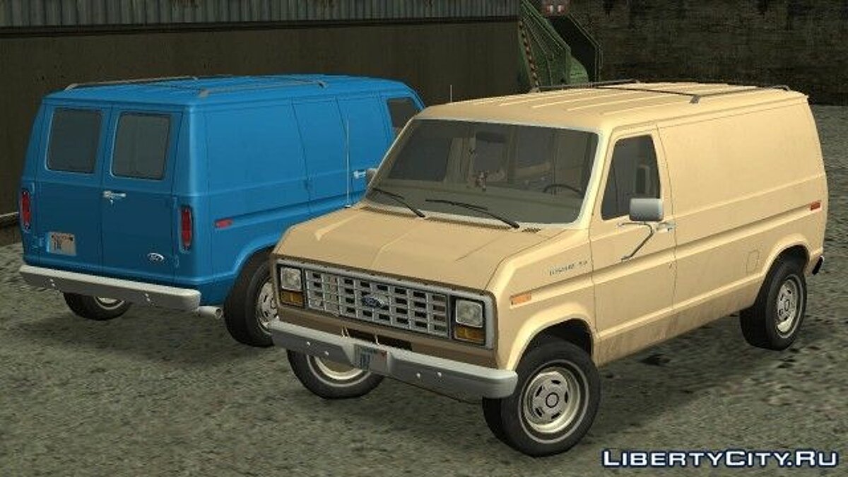 Скачать Ford E-150 1983 Commercial Van для GTA San Andreas