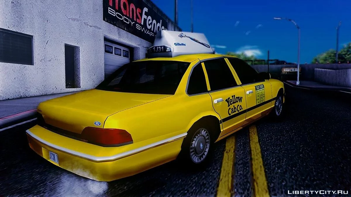 1994 Ford Crown Victoria Yellow Cab Taxi / GTA San Andreas