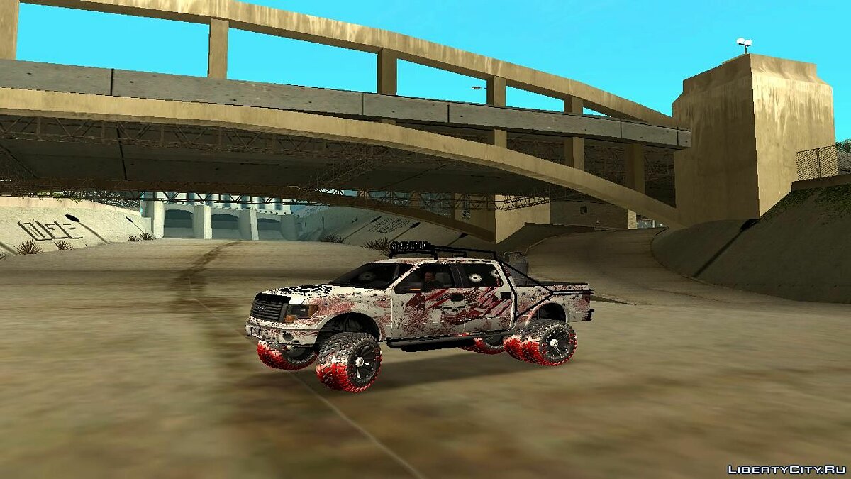 Скачать Ford F-150 ROAD Zombie для GTA San Andreas