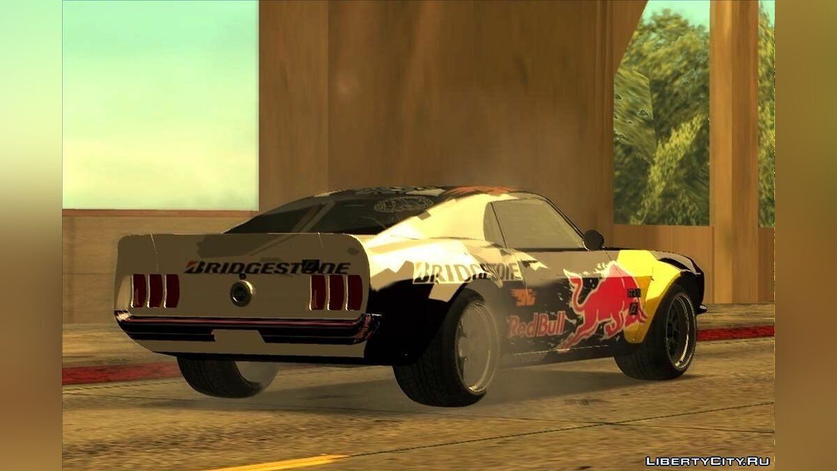 Скачать Ford Mustang RTR RedBull для GTA San Andreas