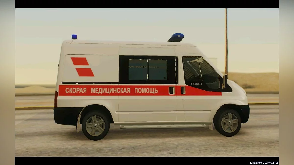Ford Transit Скорая Помощь / GTA San Andreas
