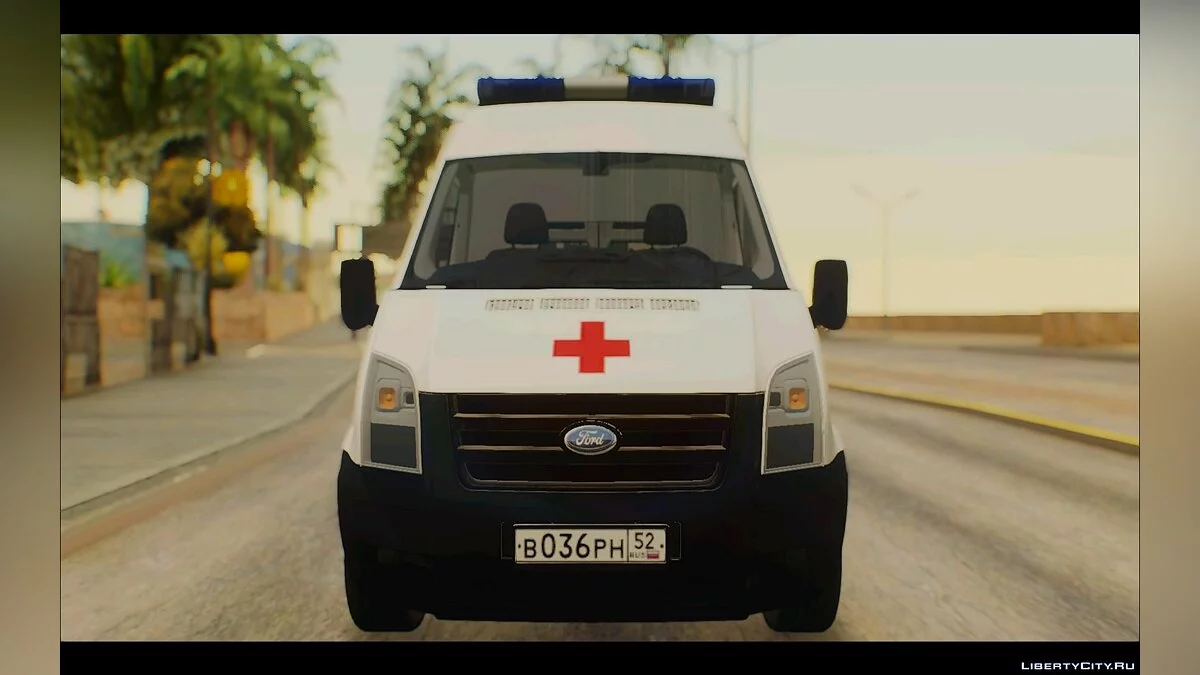 Ford Transit Скорая Помощь / GTA San Andreas