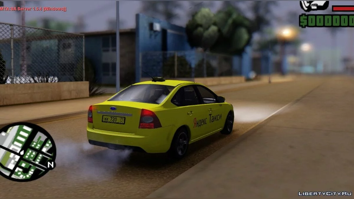 Ford Focus 2 Sedan 2009 "Яндекс Такси" / GTA San Andreas