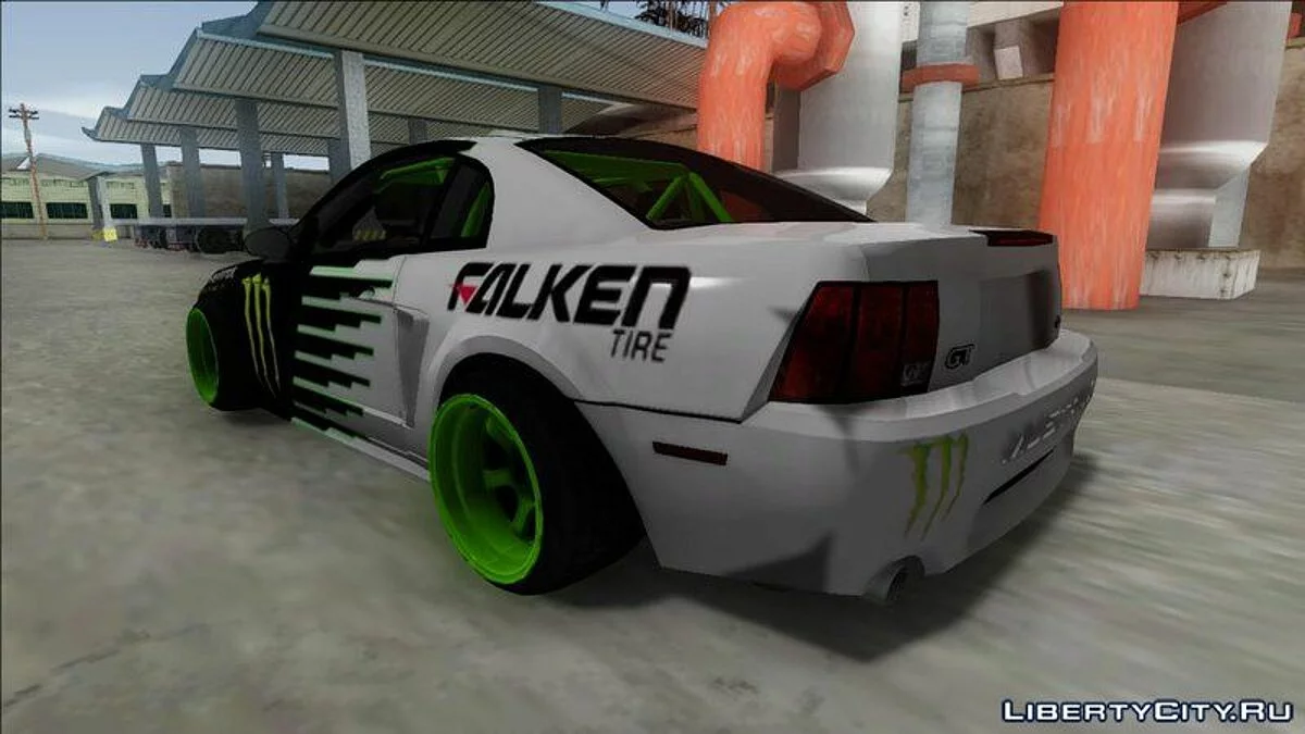 Ford Mustang 1999 Drift Monster Energy / GTA San Andreas