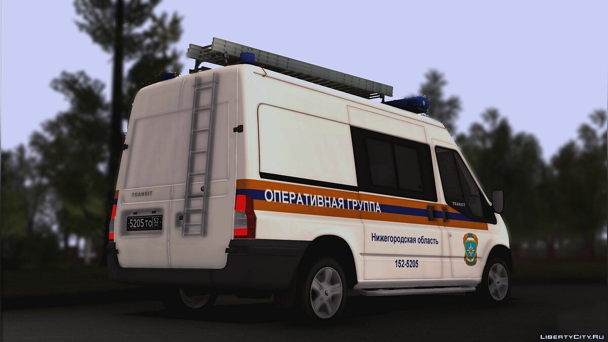 Скачать Ford Transit МЧС для GTA San Andreas