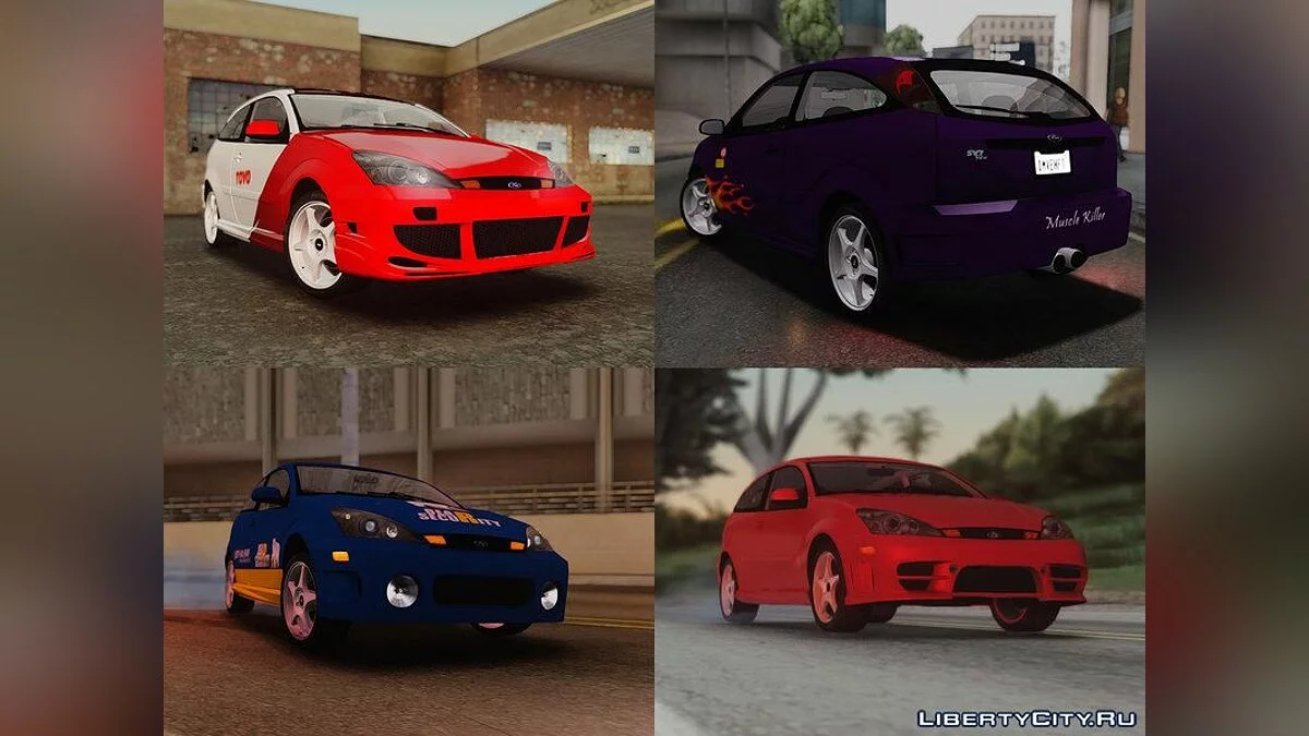 Ford Focus SVT 2003 [Tunable | Paintjobs | Template] / GTA San Andreas