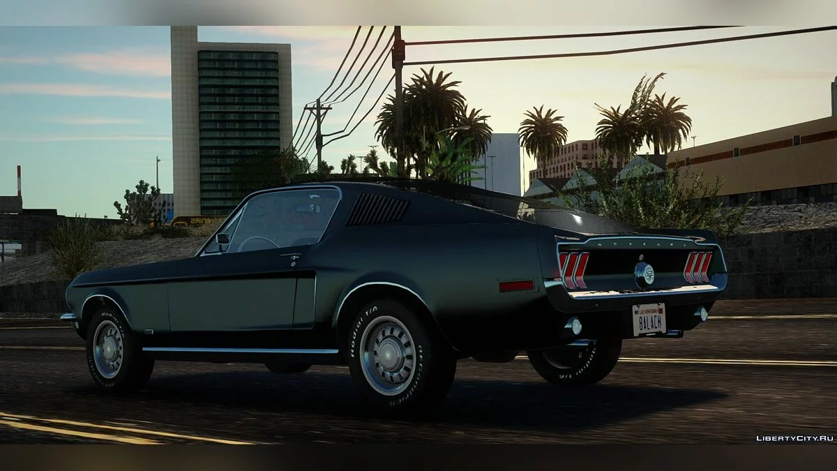 Ford Mustang GT Fastback 390 1968 / GTA San Andreas