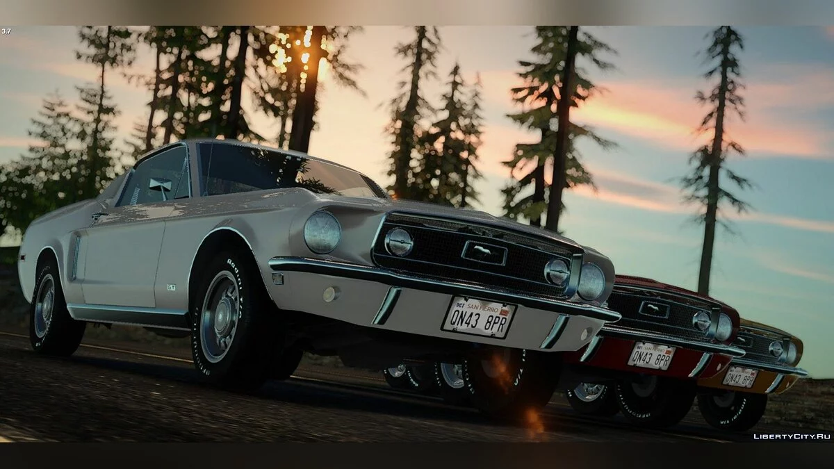 Ford Mustang GT Fastback 390 1968 / GTA San Andreas