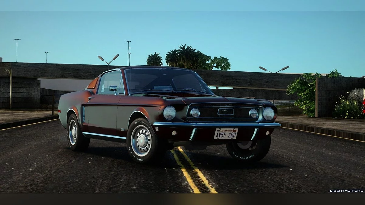 Ford Mustang GT Fastback 390 1968 / GTA San Andreas