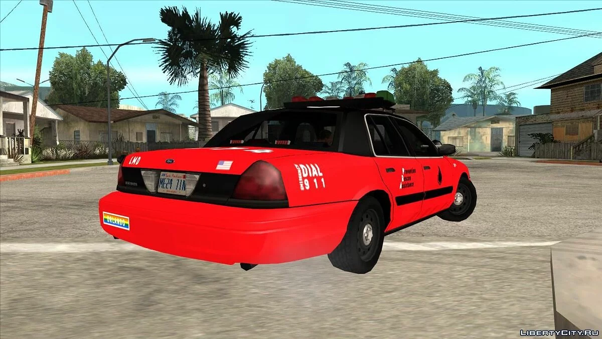 Ford Crown Victoria Arson Lamed / GTA San Andreas